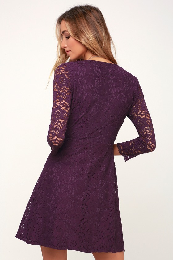Purple Mini Dress